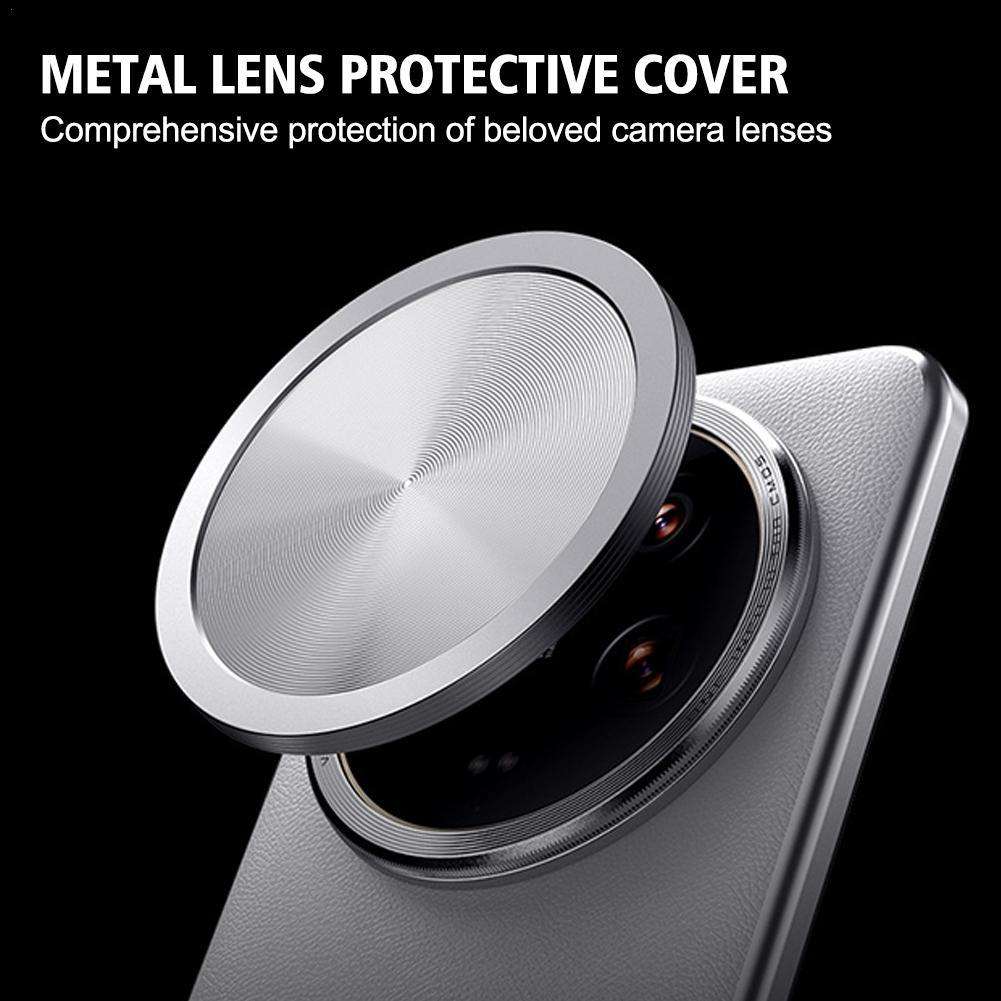 Photography Xiaomi 14 Ultra - غطاء حماية للعدسة الفضية لهاتف Xiaomi