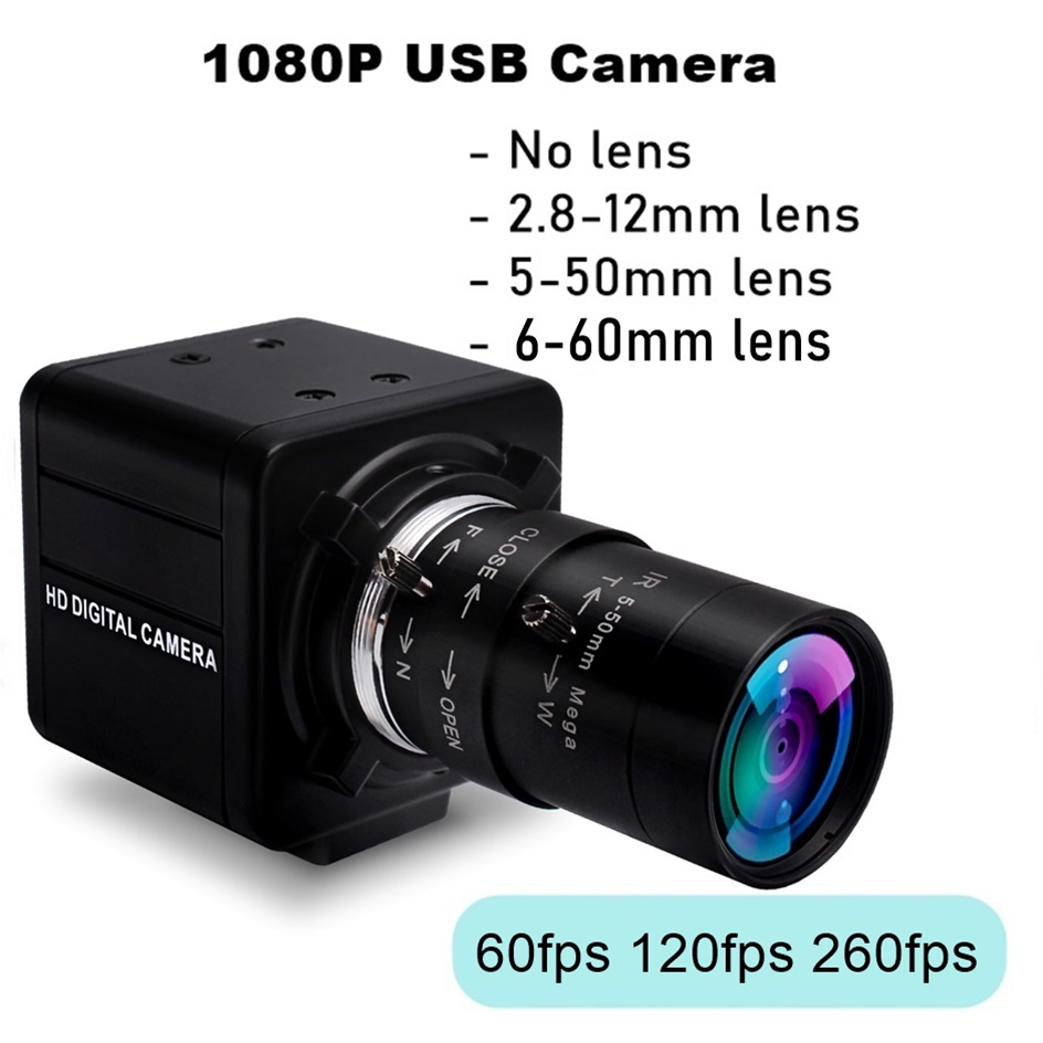 Photography Zooming - ELP 260fps 120fps 60fps عالية السرعة