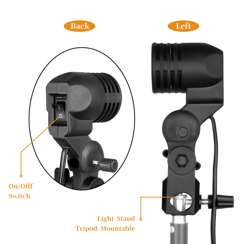 1.8 متر وصلة كابل ضوء لمبة حام - مراجعة Photography Umbrella Lights وسعره