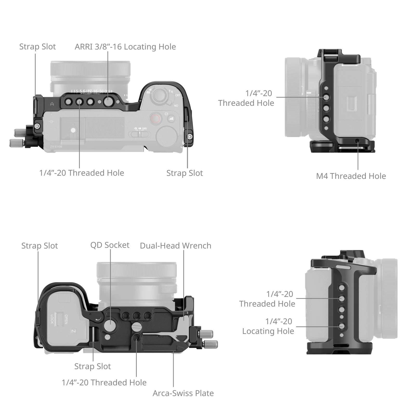 Smallrig HawkLock مجموعة قفص ا - مراجعة Camera Cage Baseplate وسعره