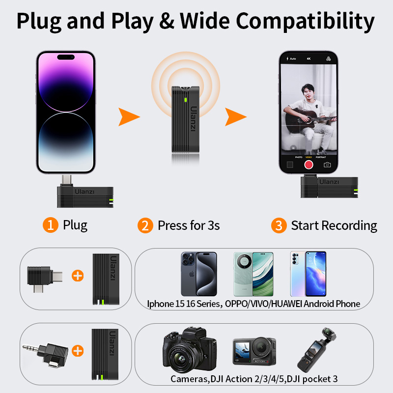 Ulanzi A100 ميكروفون الهاتف ال - مراجعة Xiaomi Photography Kit وسعره