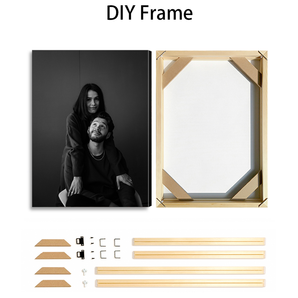 1 قطعة صورة مخصصة مع إطار DIY  - مراجعة Photography Pose وسعره