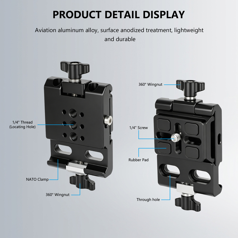 قاعدة تثبيت سريعة من نوع أركا  - مراجعة Camera Cage Baseplate وسعره