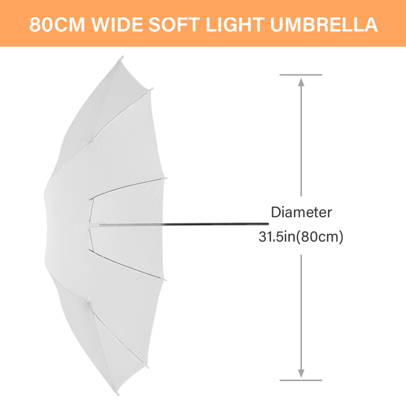 مظلة ناشرة للضوء الشفافة البيض - مراجعة Photography Umbrella Lights وسعره